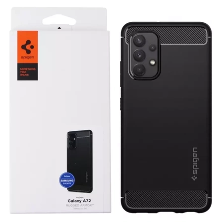 Spigen Rugged Armor case for Samsung Galaxy A72 - black