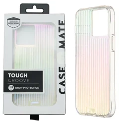 Etui do Apple iPhone 12 mini Case-Mate Tough Groove - transparentne wielokolorowe (Iridescent)