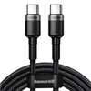 Baseus Cafule 100W 5A USB-C to USB-C cable - black 2m