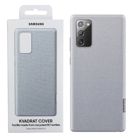 Samsung Galaxy Note 20 case Kvadrat Cover EF-XN980FJEGWW - gray