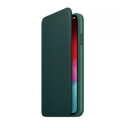 Apple iPhone XS Max Leather Folio Case - Green (Forest Green)