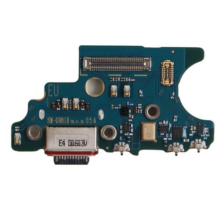 Samsung Galaxy S20 board with USB-C charging connector and microphone