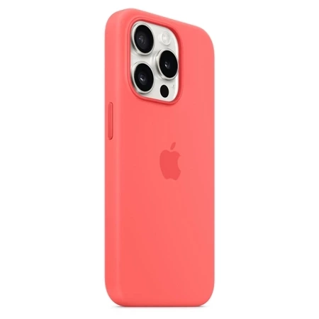 Apple iPhone 15 Pro Silicone Case MagSafe - Pink (Guava)