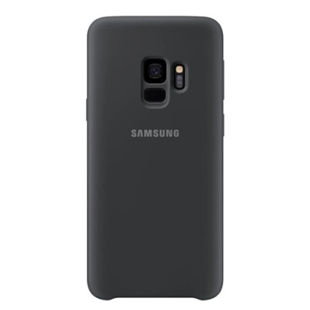 Silicone case for Samsung Galaxy S9 phone - black [OUTLET]