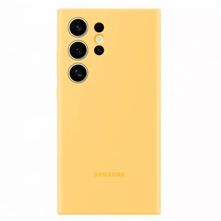 Etui na telefon Samsung Galaxy S24 Ultra Silicone Case - żółte (Yellow)