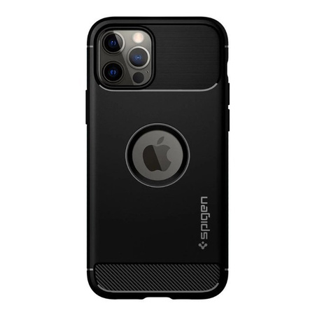 Apple iPhone 12/ 12 Pro case Spigen Rugged Armor ACS01700 - black