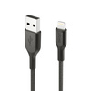 Belkin Playa Lightning braided cable for Apple iPhone 1 m - black