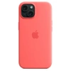 Apple iPhone 15 Silicone Case MagSafe - Pink (Guava)