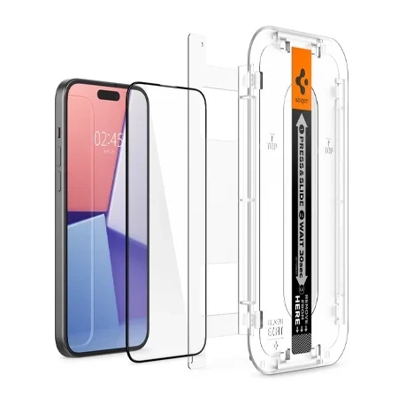 Tempered glass for Apple iPhone 15 Spigen Glas.TR EZ FIT