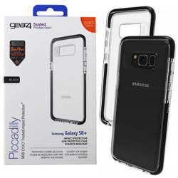 Samsung Galaxy S8 Plus etui GEAR4 Piccadilly SGS8E85D3 - transparentny z czarną ramką