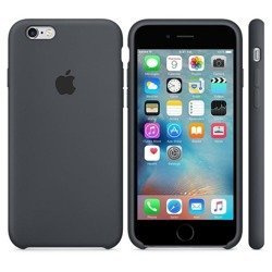 Etui silikonowe Apple iPhone 6/ 6s - ciemnoszare