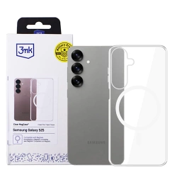 Etui na telefon Samsung Galaxy S25 3mk Clear MagCase - transparentne