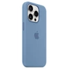 Apple iPhone 15 Pro Silicone Case MagSafe - Blue (Winter Blue)