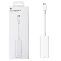 Apple Thunderbolt 3 to Thunderbolt 2 adapter - white