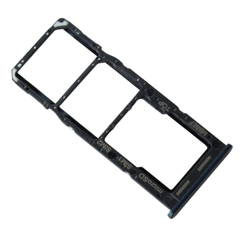 Samsung Galaxy M22 SIM card and micro-SD memory card drawer - black