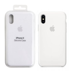 Apple iPhone X silicone case MQT22ZM/A - white