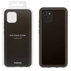 Samsung Galaxy A03 Soft Clear Cover phone case - smoked
