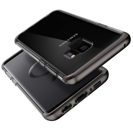 Samsung Galaxy S9 case Spigen Neo Hybrid NC 592CS22851 - steel (Gunmetal)