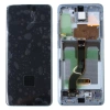 LCD display with frame for Samsung Galaxy S20 Plus - light blue (Cloud Blue)