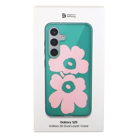 Etui na telefon Samsung Galaxy S25 Unikko 3D Dual Layer Case - zielone