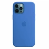 Apple iPhone 12 Pro Max Silicone Case MagSafe - Blue (Capri Blue)