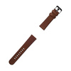 Leather Strap for Samsung Galaxy Watch/ Watch 3/ Watch Active 2mm Strap Studio Essex 22mm - brown