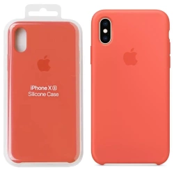 Apple iPhone XS Silicone Case - Nectarine (Nectarine) [OUTLET]