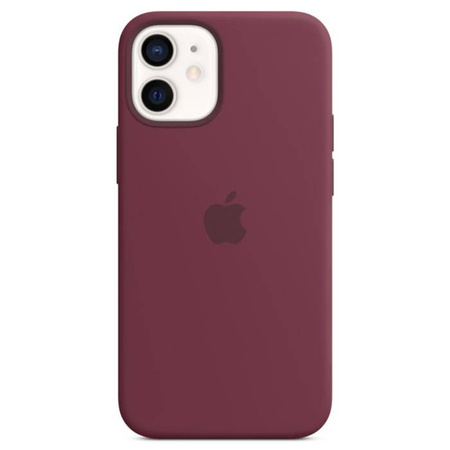 Apple iPhone 12 mini Silicone Case MagSafe MHKQ3ZM/A - purple (Plum)