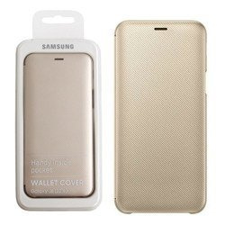 Samsung Galaxy J6 2018 Wallet Cover phone case - gold