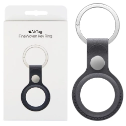 Brelok do Apple AirTag FineWoven Key Ring - czarny (Black)