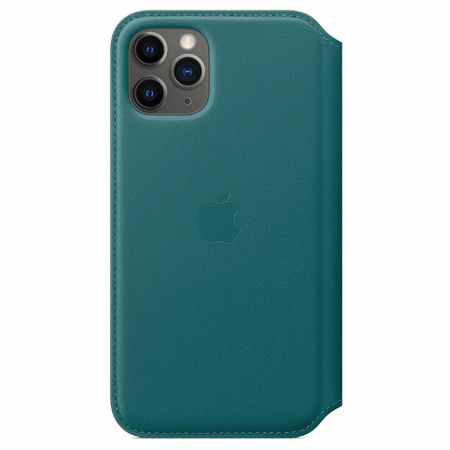 Apple iPhone 11 Pro Leather Folio Case - Green (Peacock)