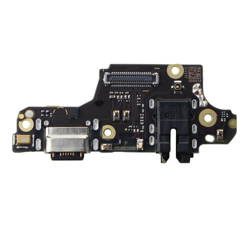 Board with USB-C charging connector, headphone connector and microphone for Xiaomi Redmi Note 9 Pro