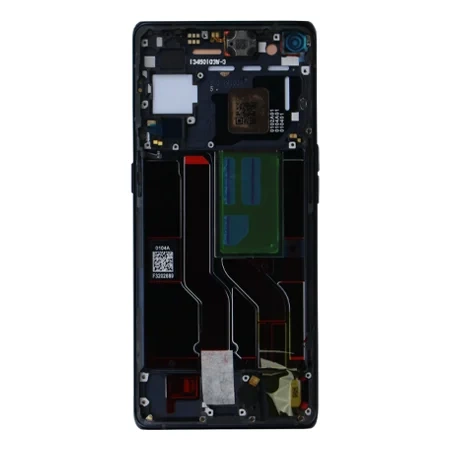 Genuine LCD display with bezel for Oppo Reno 5 Pro 5G - Black (Starlight Black)