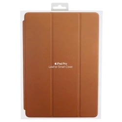 Apple iPad 7/ 8/ 9/ Air 3/ Pro 10.5 Leather Smart Cover case - brown (Saddle Brown)