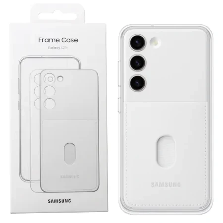 Samsung Galaxy S23 Plus Frame Case - white 