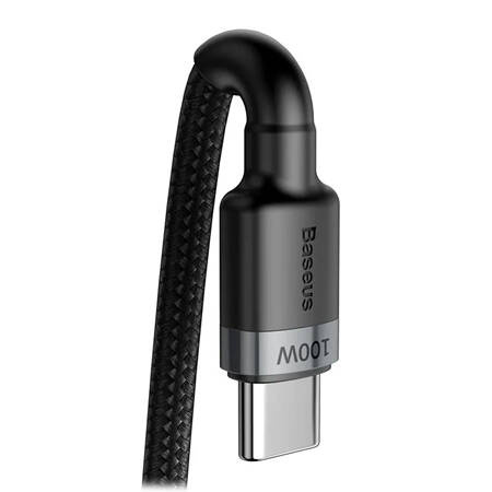 Baseus Cafule 100W 5A USB-C to USB-C cable - black 2m