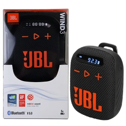 JBL Wind 3 Bluetooth speaker - black and orange