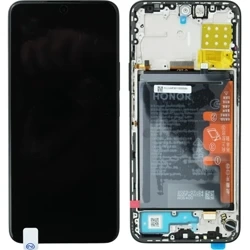 LCD display with frame and battery for Honor X8a/ 90 Lite - black (Midnight Black)