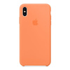 Apple iPhone XS Max silicone case - orange (Papaya)