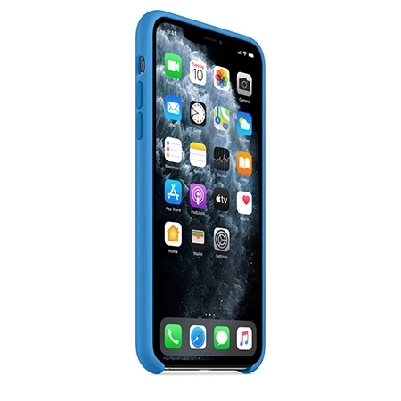 Apple iPhone 11 Pro Max Silicone Case - Blue (Surf Blue)