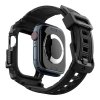 Spigen Rugged Armor Pro protective case with strap for Apple Watch 10 46 mm - black (Matte Black)