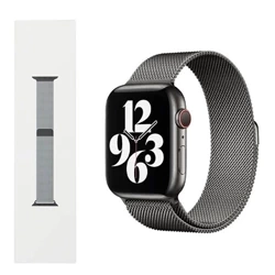 Apple Watch 42/ 44/ 45/ 49 Ultra Milanese Loop Strap - Graphite (Graphite)