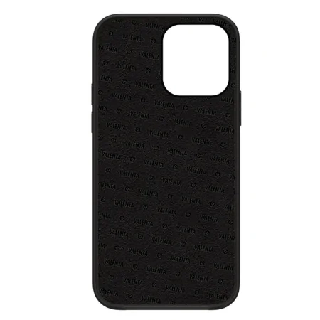 Case for Apple iPhone 13 Pro Max Valenta Vegan Leather - black