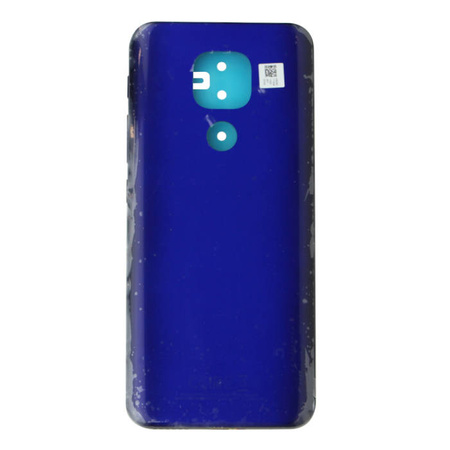 Motorola Moto G9 Play battery flap - blue (Saphire Blue)