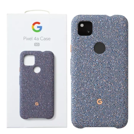 Etui Google Fabric Case do Pixel 4a 5G - niebieskie (Blue Confetti)