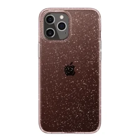 Spigen Liquid Crystal Glitter silicone case for Apple iPhone 12 Pro Max - pink (Rose Quartz)