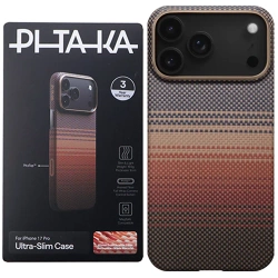 Etui do Apple iPhone 17 Pro Pitaka Ultra-Slim Case - brązowe (Sunset)