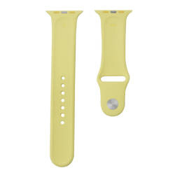 Apple Watch 1/ 2/ 3/ 4/ 5/ 6/ 7 Series 42/ 44/ 45 mm strap Silicone Sport M/L MPUY2ZM/A - Canary (Pollen)