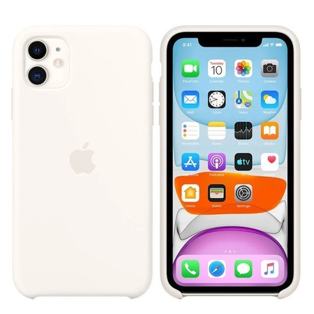 Apple iPhone 11 Silicone Case - white