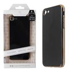 Case for Apple iPhone 7/ 8/ SE 2020/ SE 2022 Just Must - black with gold frame